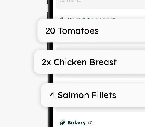 buy the groceries you need