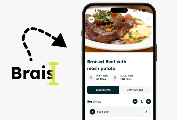 input recipe ingredients and instructions manually
